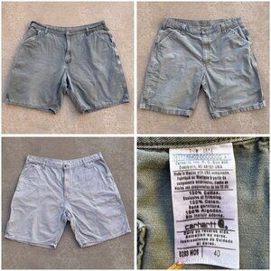 Carhartt Work Shorts Bundle of 3 -Men's Size 40"
